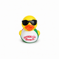 1 Pensacola Beach rubber duck with sunglasses on a white background